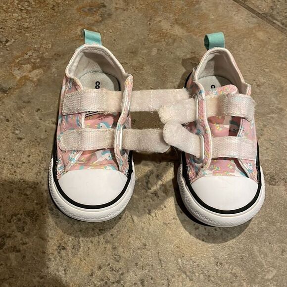 Converse Chuck Taylor All Star Pink Unicorn Low Top Sneaker Infant Size US 6 - Picture 10 of 14